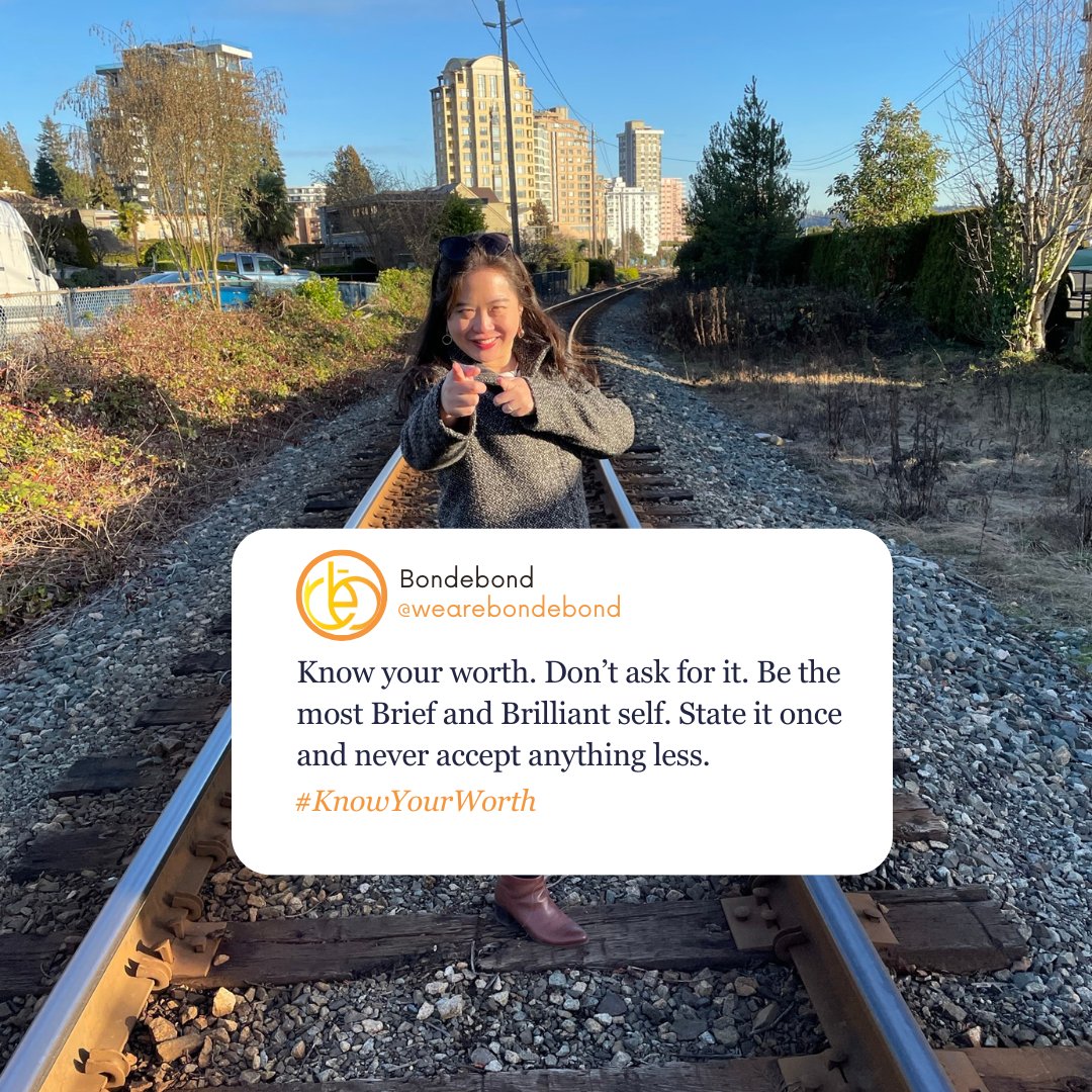wearebondebond's tweet photo. Sharing a little #MondayMotivation to kick off the new week! Remember to always know your worth! #KnowYourWorth https://t.co/JLkoKCJN0t