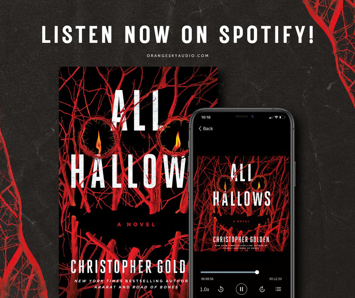 Hey! The folks at @orangeskyaudio gave me six free download codes for ALL HALLOWS on Spotify. I'm gonna give one away every day till they're gone. 
RT for a chance to win one of those codes!