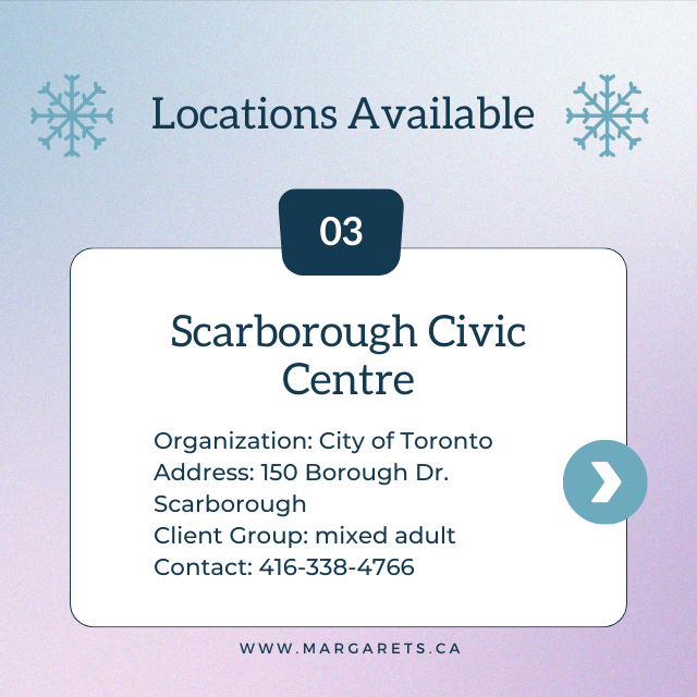Margarets_TO's tweet photo. Toronto has issued an #extremecoldweatheralert today, January 30, 2023. Warming Centres will open at 7 p.m. tonight. Vulnerable people and those affected by homelessness are welcome. If you're in need of assistance, call 311 or 911 for emergencies. https://t.co/b9B3lufdto