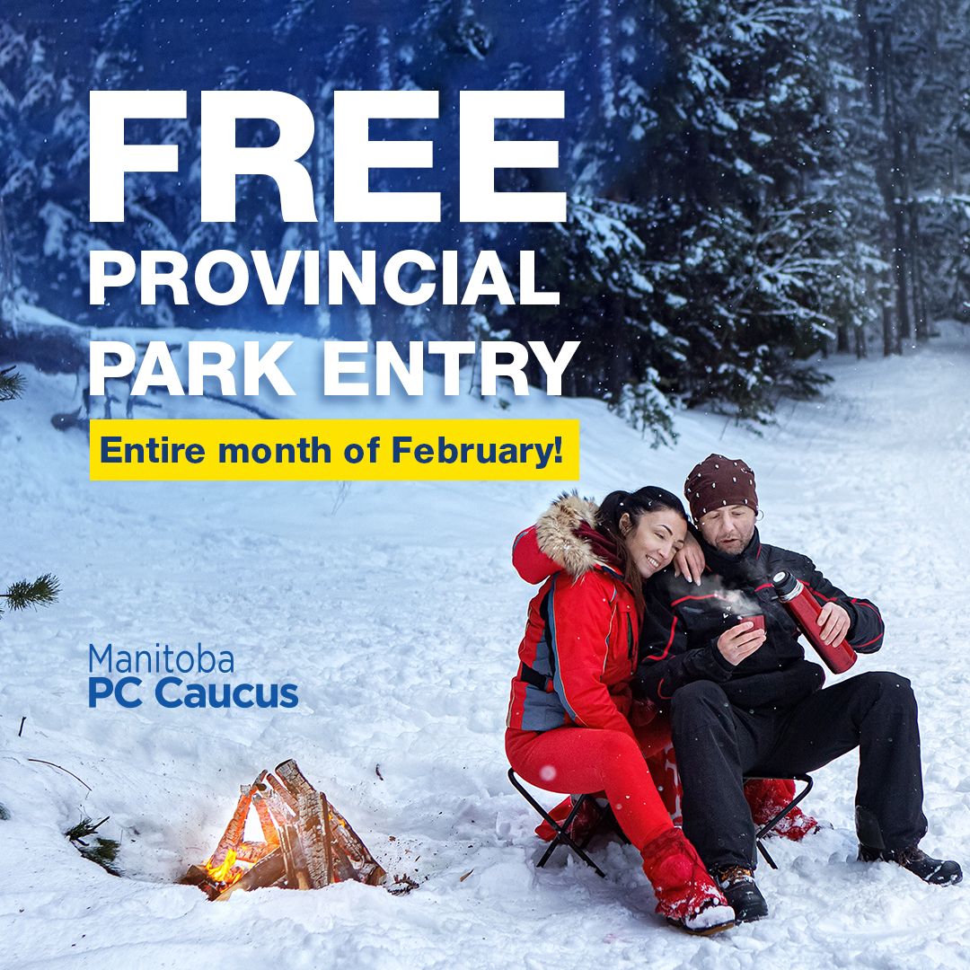 Free provincial Park Entry for the month of February!
news.gov.mb.ca/news/index.htm…...