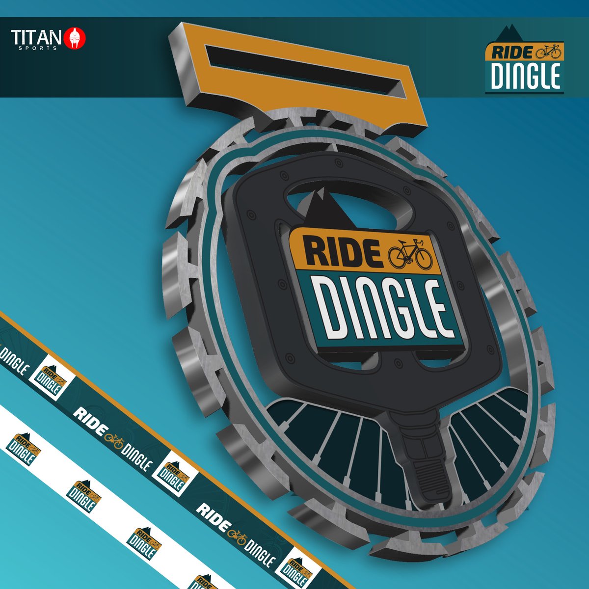 How about this for the Ride Dingle 2023 finishers' medal?! 🏆🤩🚴‍♀️
There's still time to get yours: eventmaster.ie/event/YA7EUrOF…

#ridedingle #cycleireland #cycleevent #cyclechallenge #dingle #cycle