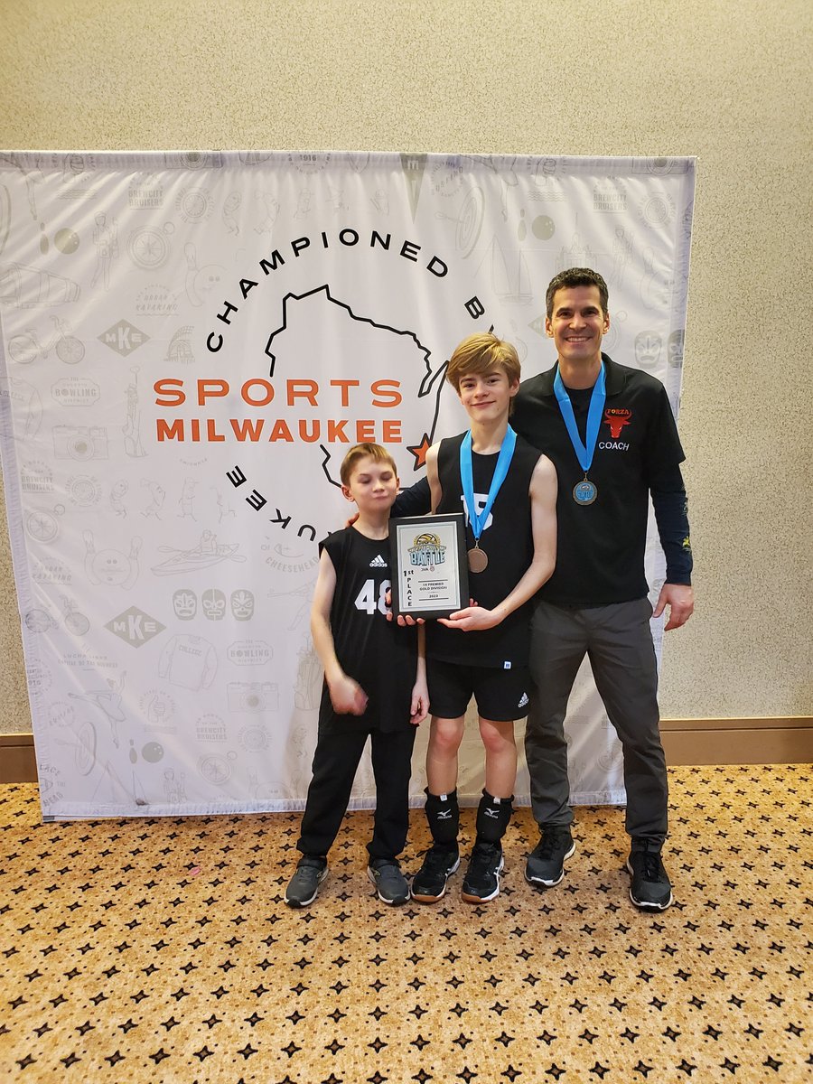 6-1 over two days at Brew City Battle and champions of 14 Premier :) <a href="/EnergyVBClub/">EnergyVBC</a> Forza 14 Boys.  Thank you for putting on a great tournament <a href="/AAUVolleyball/">AAU Volleyball</a> @jrvbassociation !  Let's keep growing the game <a href="/FirstPointVB/">FirstPointVolleyball</a>!