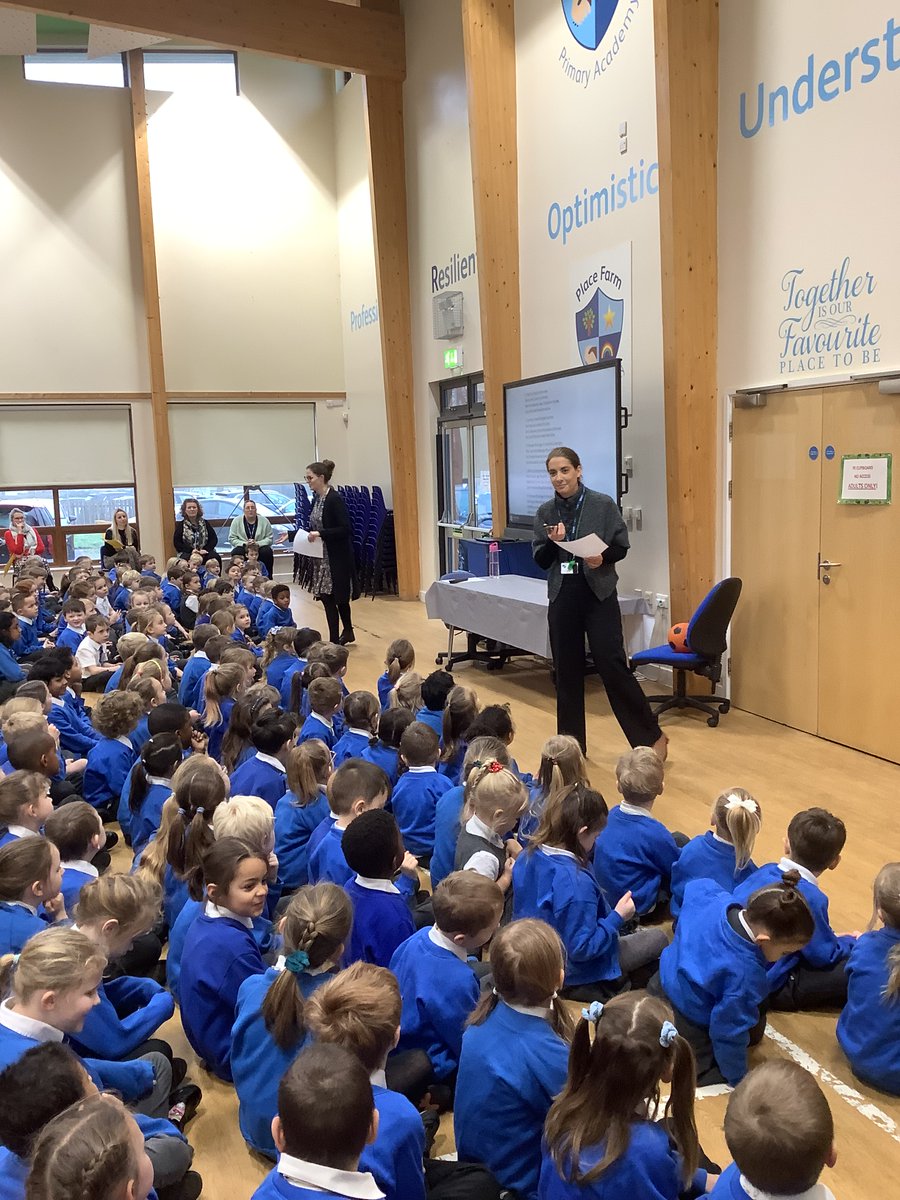 What a wonderful start to the day! The whole school coming together for our weekly singing assembly. #singyourheartout