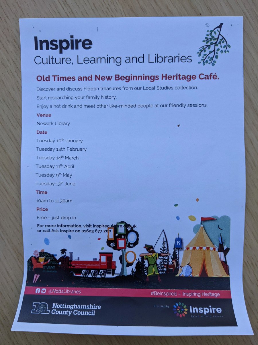 LifelineSBS's tweet photo. There's a monthly Heritage Cafe at Newark library for those interested in local / family history
☀️☀️☀️☀️☀️☀️☀️☀️☀️☀️☀️☀️ https://t.co/NeqRpvo88B