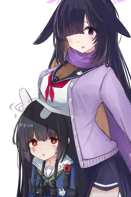 公式から二人の会話が...が...かわいすぎ!!!!!!!!(再揭)#ブルアカ 