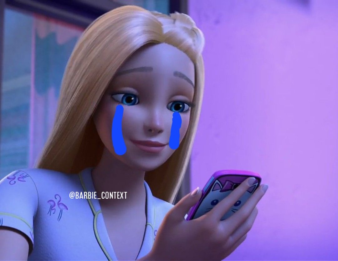 barbie_context's tweet photo. Cuando cierras las aplicaciones y por accidente cierras la musica https://t.co/mJ1mIxHfxX