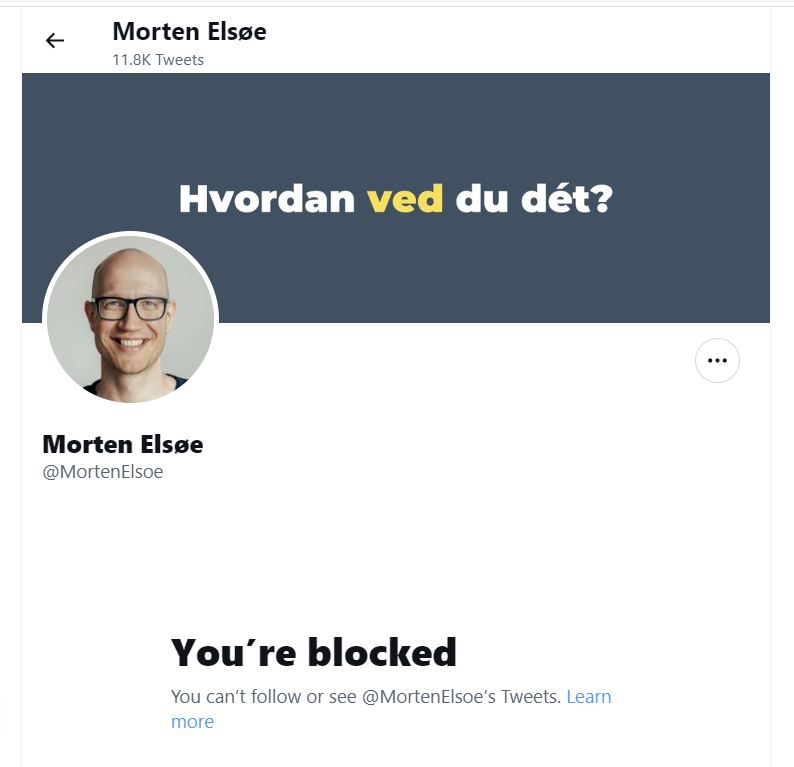 AltFuresoe's tweet photo. @MortenElsoe Kære Morten, det handler ikke om indholdet af kommentaren. Som du så forholdt jeg mig til flere af kritiske kommentarer.

Det handler om at du som nævnt har blokeret mig her på Twitter, og jeg ikke føler det er fair, at der så kun kan være envejskommunikation når vi er uenige https://t.co/iv4NjmnTdt