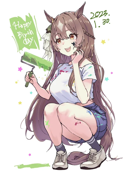 お誕生日おめでとう#サトノダイヤモンド生誕祭2023 #ウマ娘 