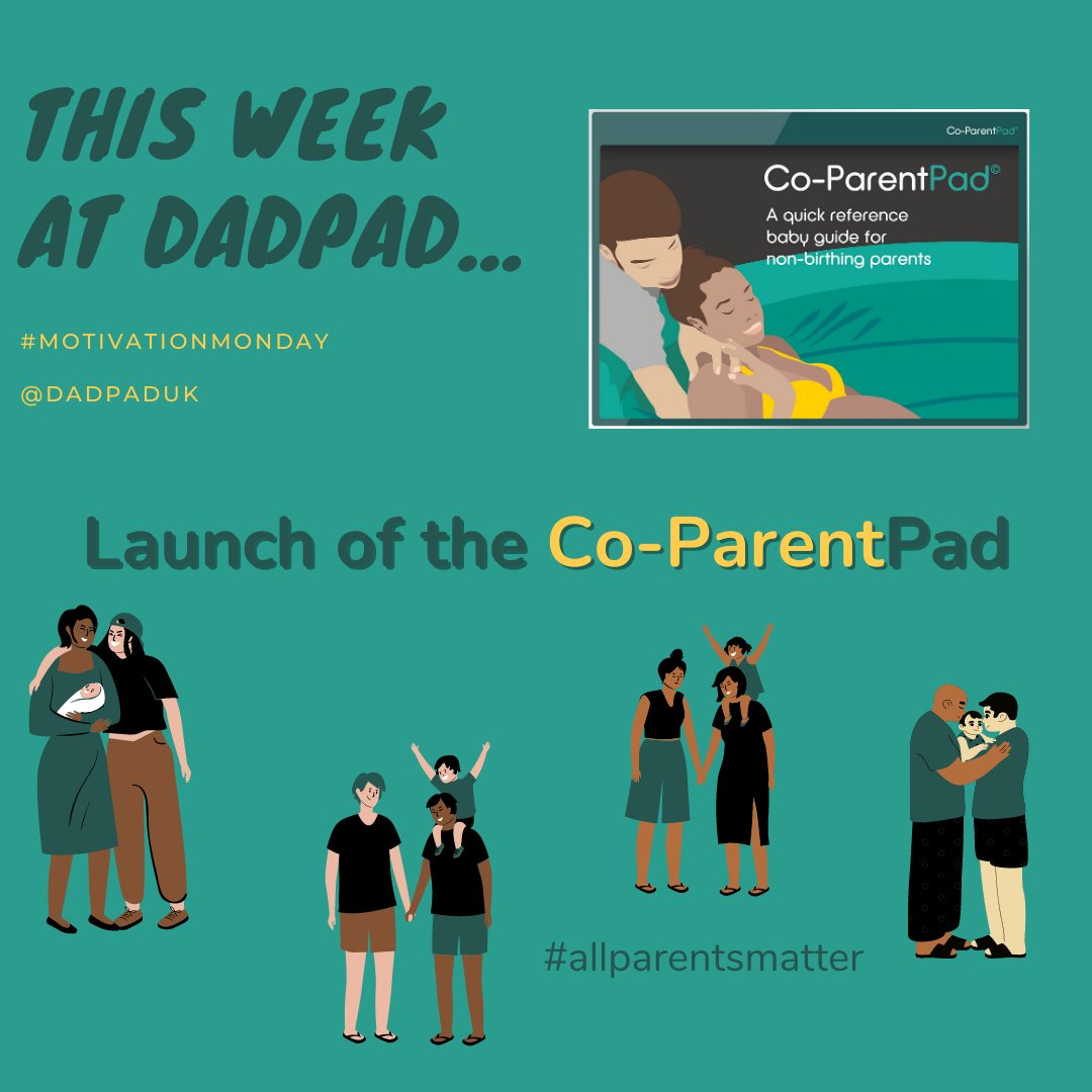 After many, many months of research, discussions, prep & hard work, we're delighted to be launching our latest product in Feb: the #CoParentPad! Written for (and with) #LGBTQI+ parents, it will help health professionals support ALL new parents. 💛 After all, #allparentsmatter.