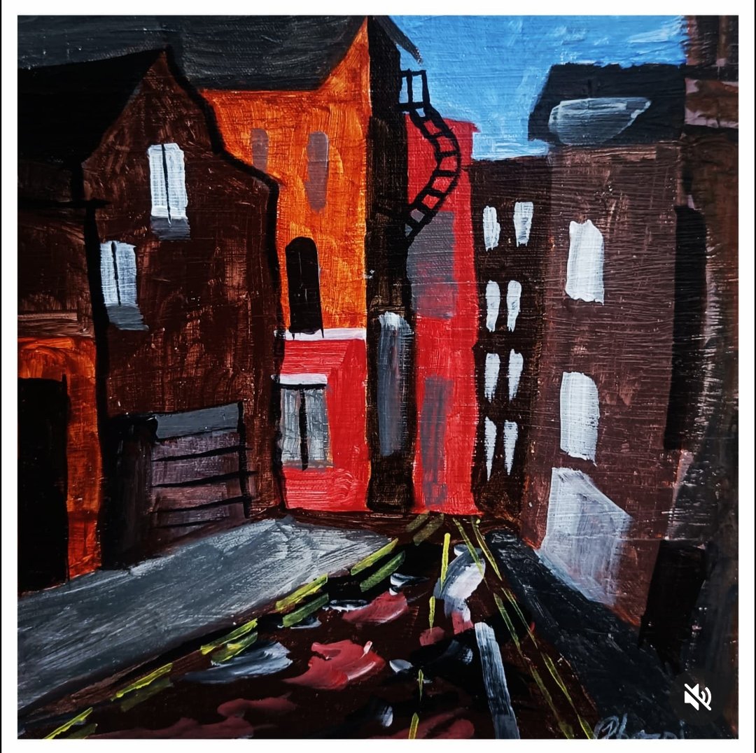 A crooked town

#towns #landscapes #oldbuildings #architecture #arthunter #artcollector #artbuyer #acrylicpainting #artistsontwitter