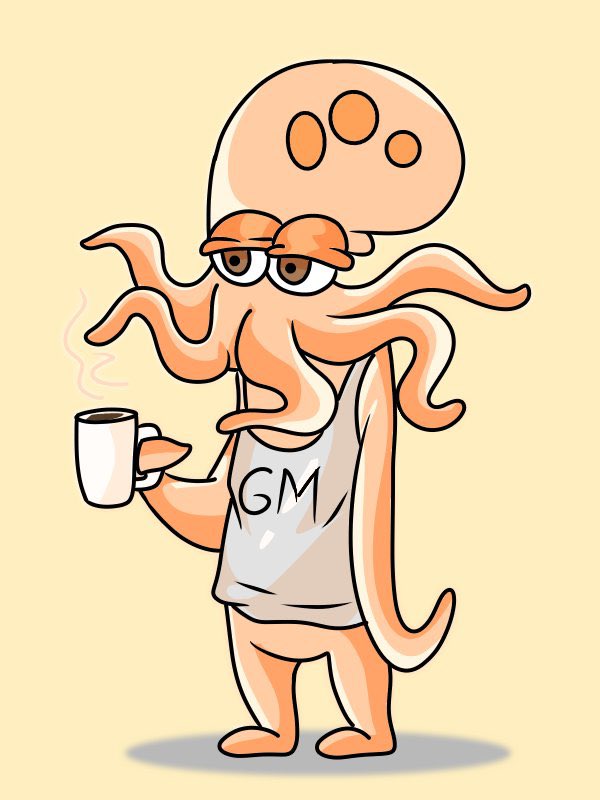 Monday GM from Krakens!☀️

Who needs some coffee?☕️

—————————————————

Get WL: subber.xyz/sk/giveaways/s…

To brighten your Monday🔥

Like, Rt &amp; comment

6 Winners:
3x Free Mint
0.3 sol
2x <a href="/AptosKrakens/">Aptos Krakens 2.0</a> 

48 hours⏰