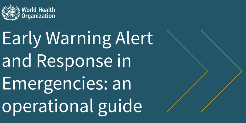 Ammer_B's tweet image. The Early warning alert and response in emergencies: an operational guide is out. Made with input from many operational actors in the humanitarian space. An operational guide in setting up and utilising surveillance in emergencies @WHO @WHOGOARN @MSF @ifrc @UNICEF