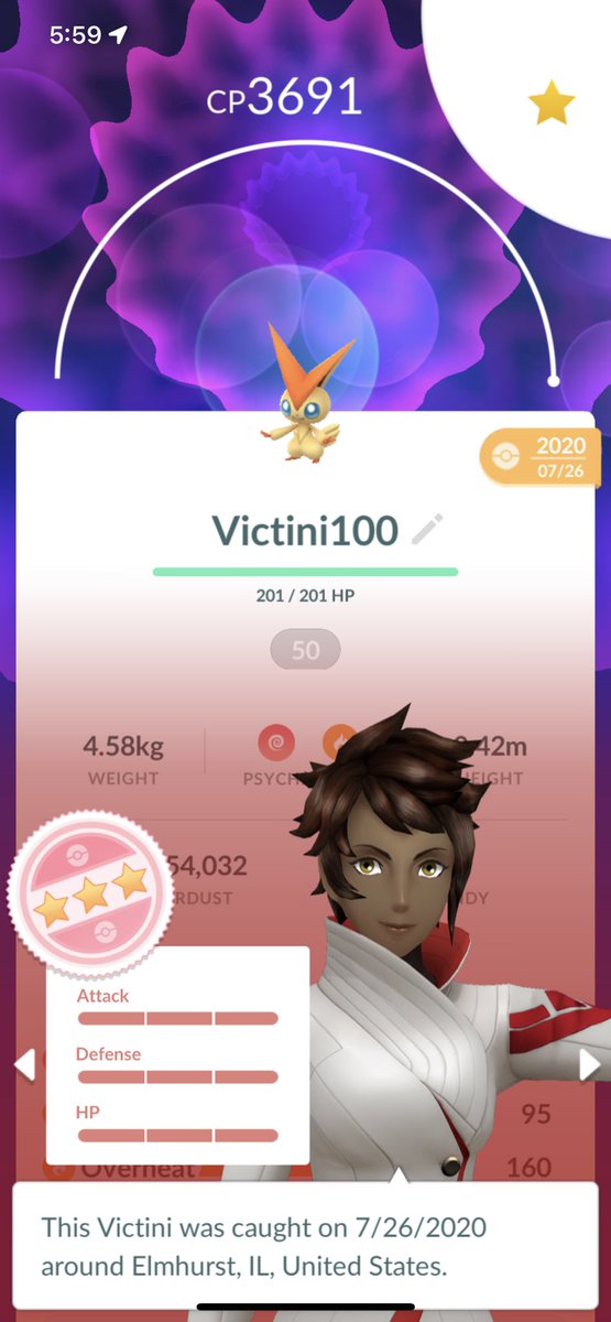 Solivanti13's tweet photo. Woo! Finally able to max my victini! Now to best buddy #maxoutmonday #PokemonGO #pogo https://t.co/9DpGiu9BEh