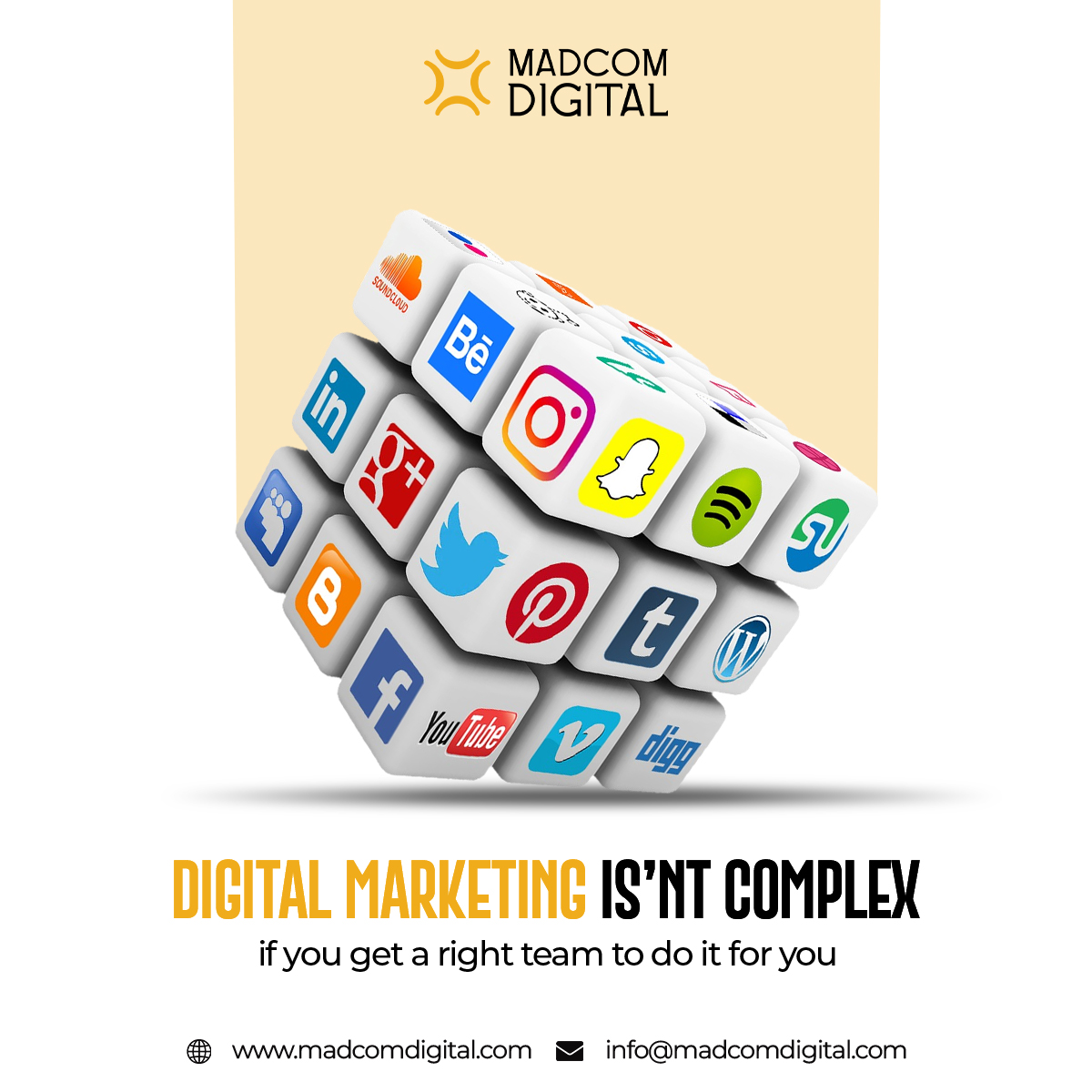 MadcomDigital's tweet photo. #DigitalMarketing it's a key component of a successful marketing strategy, which takes into account video, #socialmedia, #SEO, email campaigns and other digital avenues.

Learn More: https://t.co/dhGqJUJFNW

#digitaladvertising #smm #ppc #google #googleranking #madcomdigital https://t.co/k5k5tGzx8C