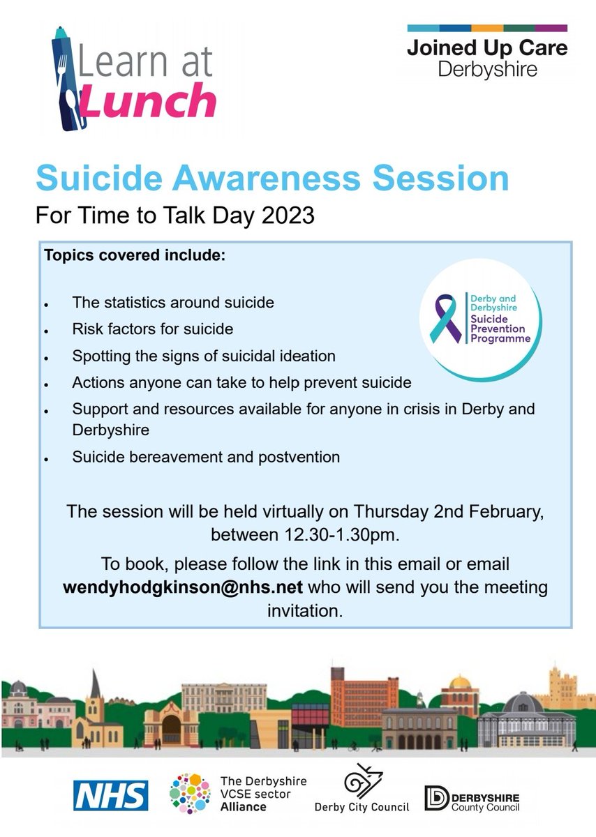 Derby & Derbyshire Suicide Prevention Programme tweet media
