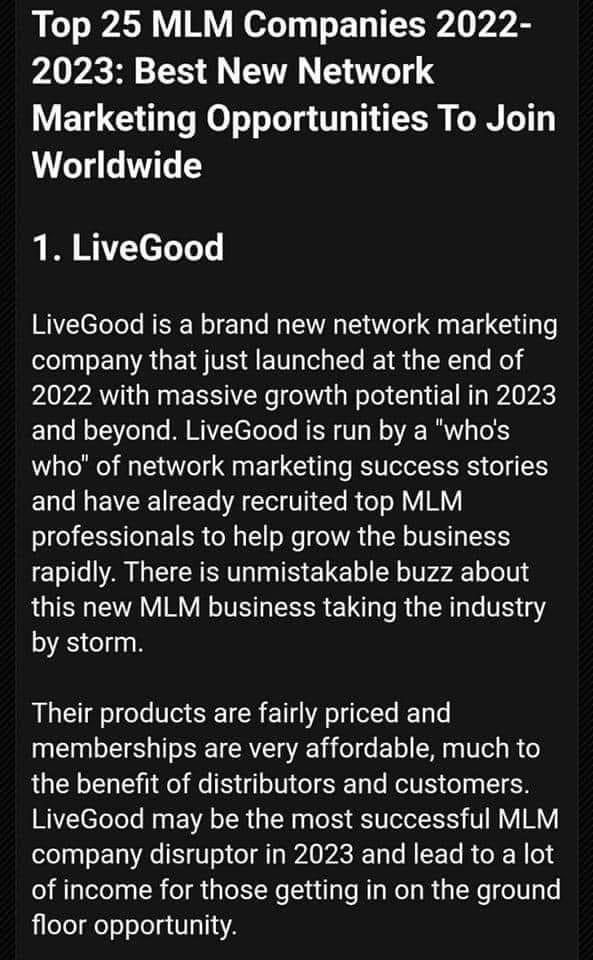 danmillard's tweet photo. Livegood is scaling quickly!
Take the tour:
https://t.co/XZoZHylyCP https://t.co/l401Qdoy4x