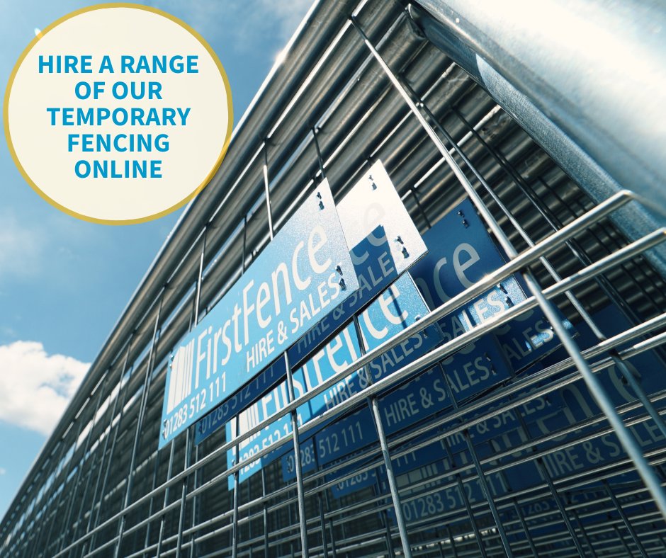 firstfenceltd's tweet photo. HIRE a range of our #temporaryfencing!
Whether you have an outdoor #event coming up or a project that you only require fencing for a certain amount of time, our Hire Online System is the solution for you!
#Hire online today at https://t.co/PeLWU9fD4M
#hireservice #construction https://t.co/MIR1EmJms0