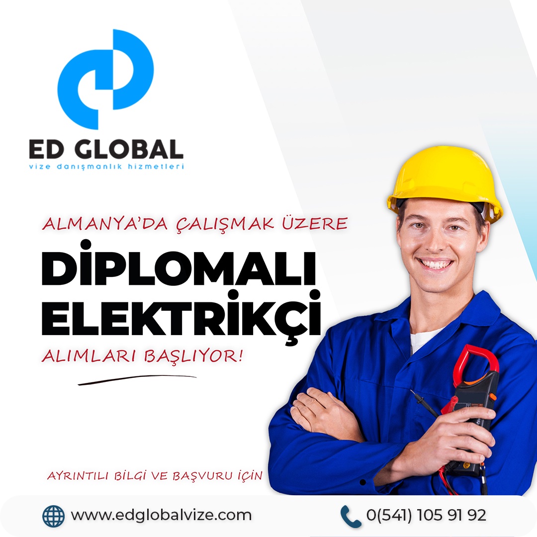Almanya'da süresiz iş ve oturum izni ile yeni bir yaşama başlayın! Meslek lisesi veya önlisans mezunu elektrik teknikeriyseniz; ALMANYA'DA EVİNİZ VE İŞİNİZ HAZIR! 🇩🇪 #AlmanyaGöç