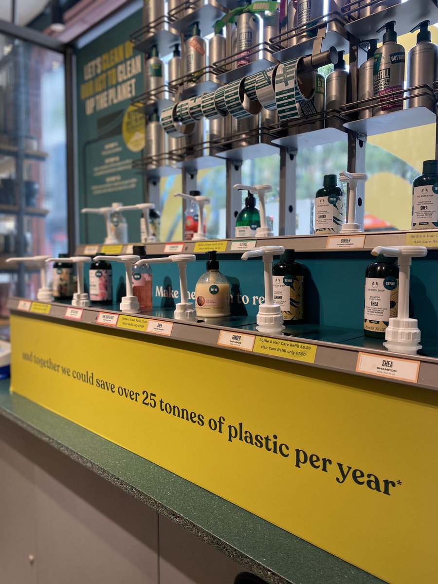TheBodyShopUK's tweet image. 8 million pieces of plastic pollution find their way into our ocean daily, so we introduced our refill bottles to reduce this. Pop down to a store today and refill, reuse, repeat! 🧴♻️💚#RefillReuseRepeat