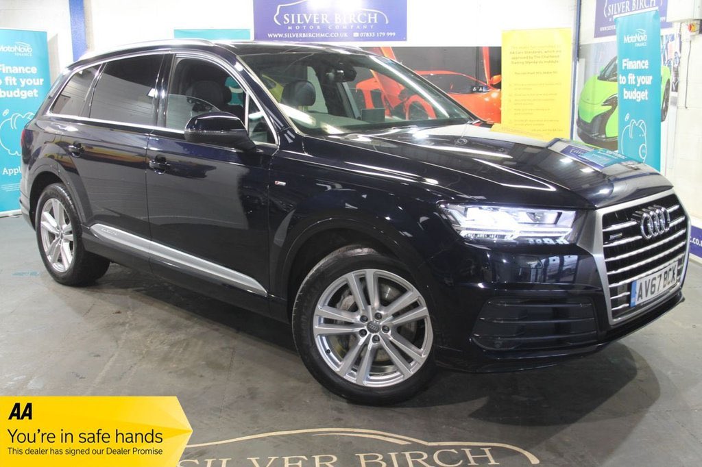 SilverBirch_MC's tweet image. FOR SALE…. 2017 Audi Q7 3.0 TDI Quattro S Line 5dr - ONLY £28,790 ! 1 Owner ! #usedaudiq7forsale #usedaudi #audi #audiq7 #usedcarsforsale #aacars #usedcars #carsforsale #cardealer #lowdepositfinanceavailable