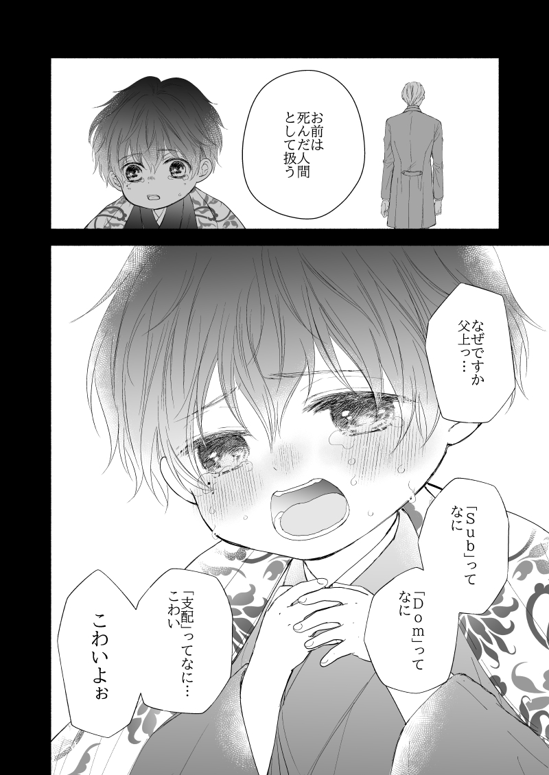 溺愛系Domに重く甘く愛され溶かされる気位が高いSubの話(2/8)
#創作BL  
#商業BL 