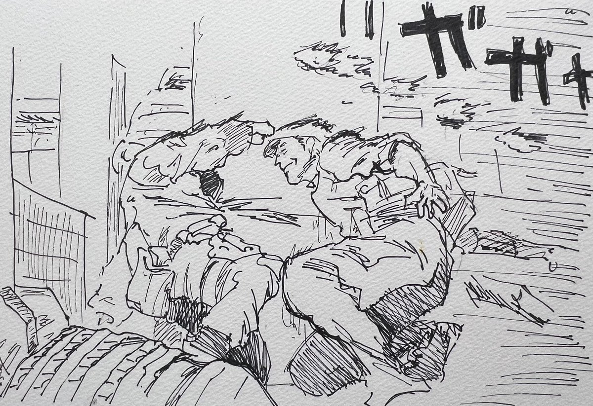 おまけ ビール飲みながら描いた模写や落書き 