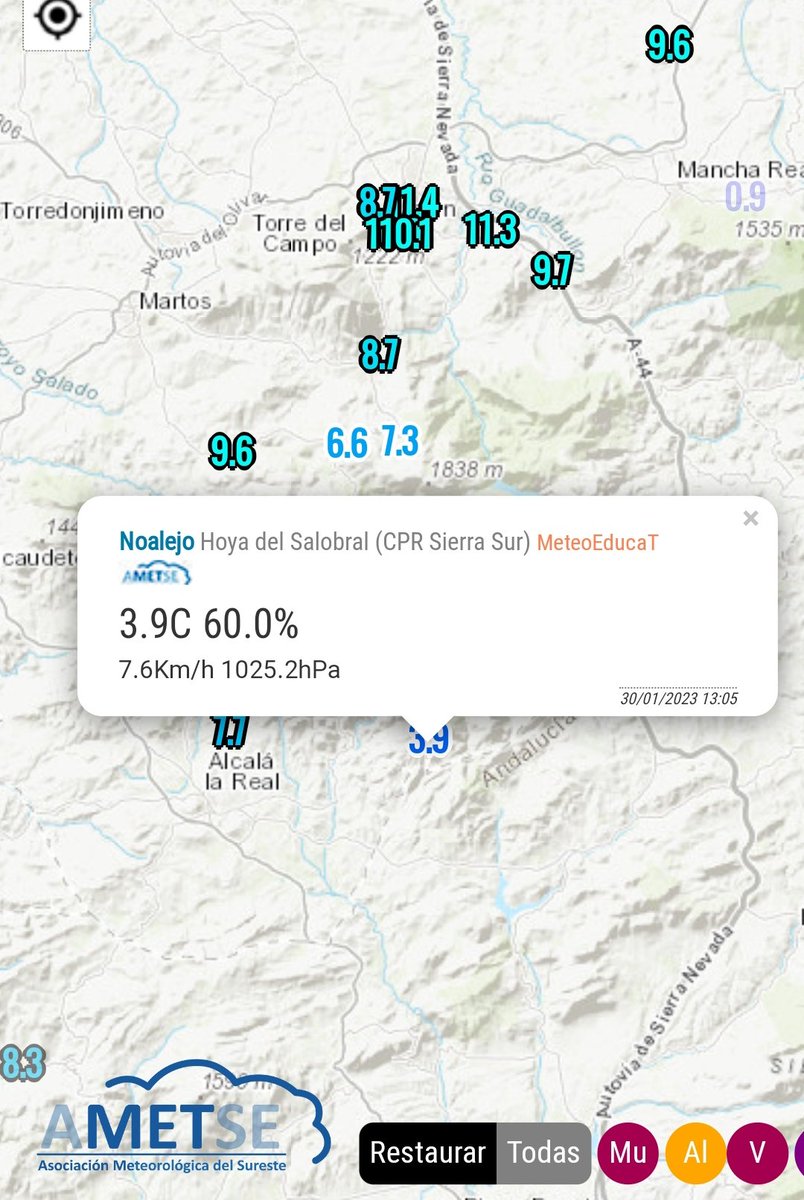 MeteoSE's tweet photo. 👏 No ha sido nada sencillo, pero con el trabajo de nuestros compañeros de AMETSE/Jaén la estación de la Hoya del Salobral en el municipio de Noalejo vuelve a estar operativa. #MeteoEducate

Gracias a todxs los que nos habéis preguntado por ella.

https://t.co/e0CM8DKGJp https://t.co/ntGPH8mpch