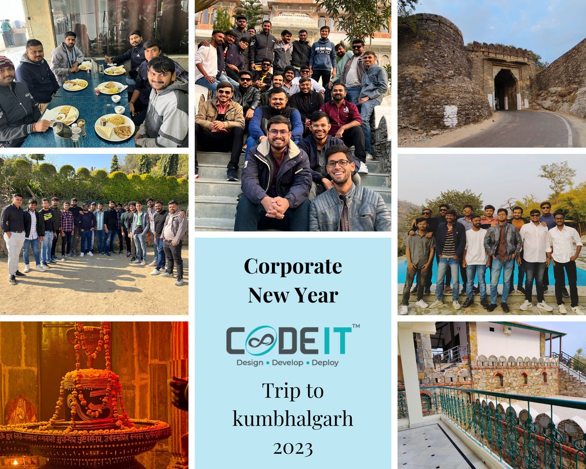 coode_it's tweet photo. Team outings are a great way to facilitate bonding among team members. We organized a corporate New Year's trip to Kumbhalgarh for their team members, which created beautiful memories to cherish for a lifetime. 

#coodeit #corporatetrip #teambonding #newyear2023 #fun #memories https://t.co/qdvdcWK1cY
