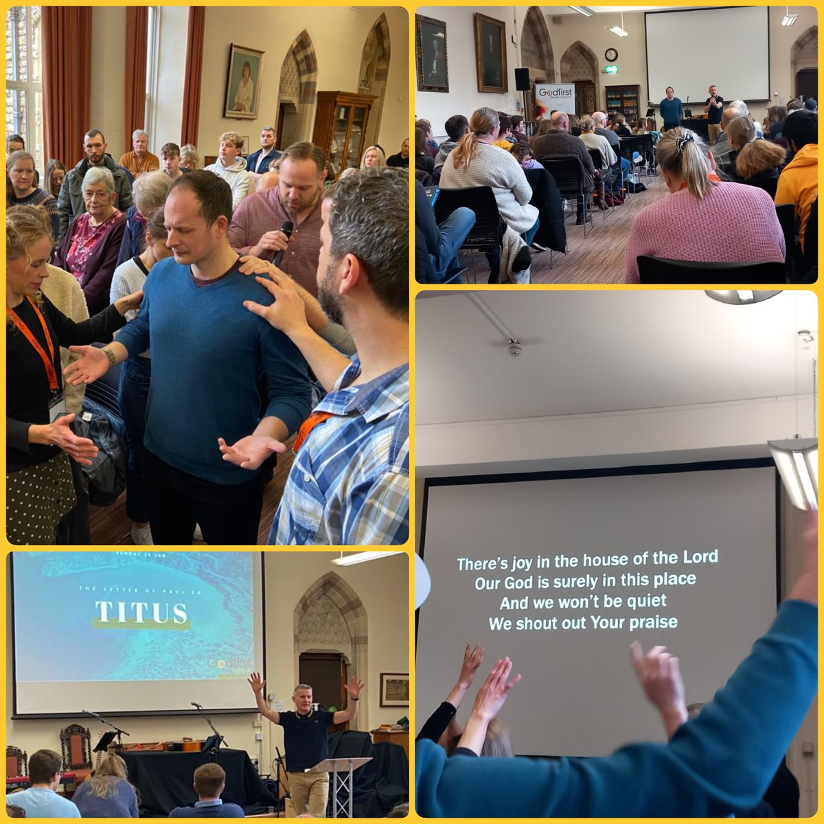 There was so much joy and celebration yesterday as we prayed over Adam becoming an elder at Godfirst Church Cheltenham and thanked God for him! 
Huge thank you to <a href="/RdgFamChurch/">ReadingFamilyChurch</a> for sharing Sean and Liz with us! 
You can catch us up on Sean’s preach here: godfirst.org.uk/media