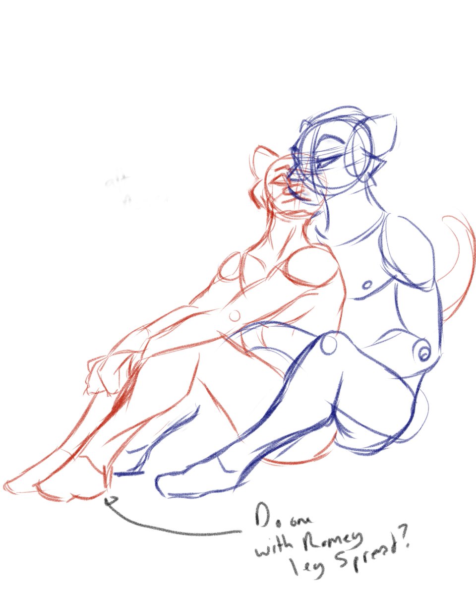 Cat's and bags, the final's out haha.  In usual Maffcat slow fashion we did some extra poses/ accidentally roughed out the wrong one when working on <a href="/Cerberus0005/">The Badgacat</a> and <a href="/RomeyLion/">Bookish Kitty</a> 's anniversary thing.  If anyone wants the pose, hmu!
#furryfandom #furry #furryartist #WIP