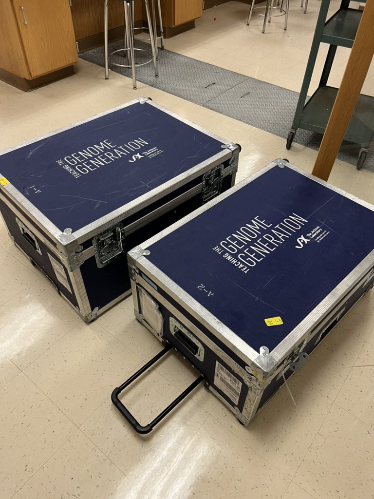 Gearing up for TTGG!!  Many thanks to <a href="/jacksonlab/">The Jackson Laboratory</a> for making this possible for my AP Biology students.