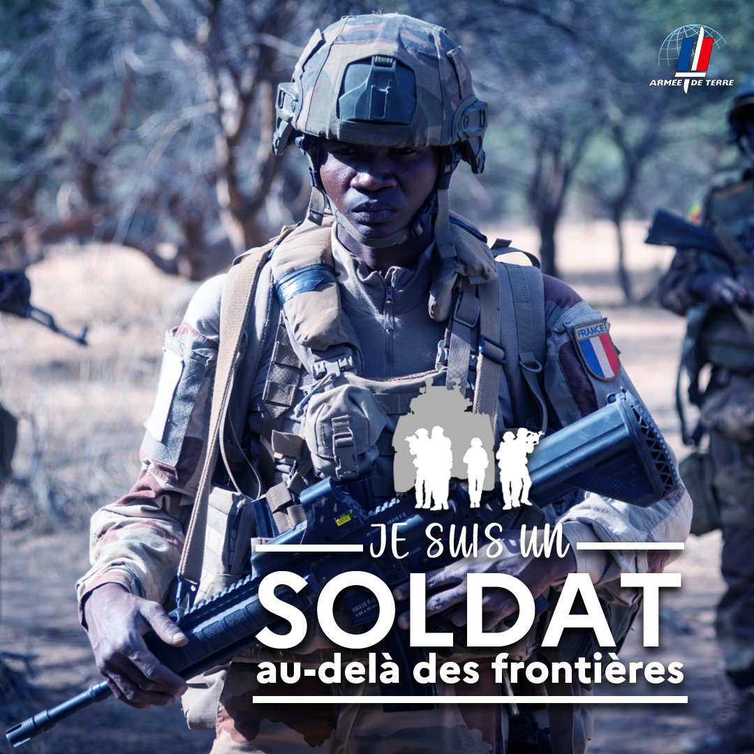 Ici et là-bas, sur le territoire national et au-delà de nos frontières, nous restons engagés 🇫🇷 #JeSuisUnSoldat #SoldatsDeLaNation