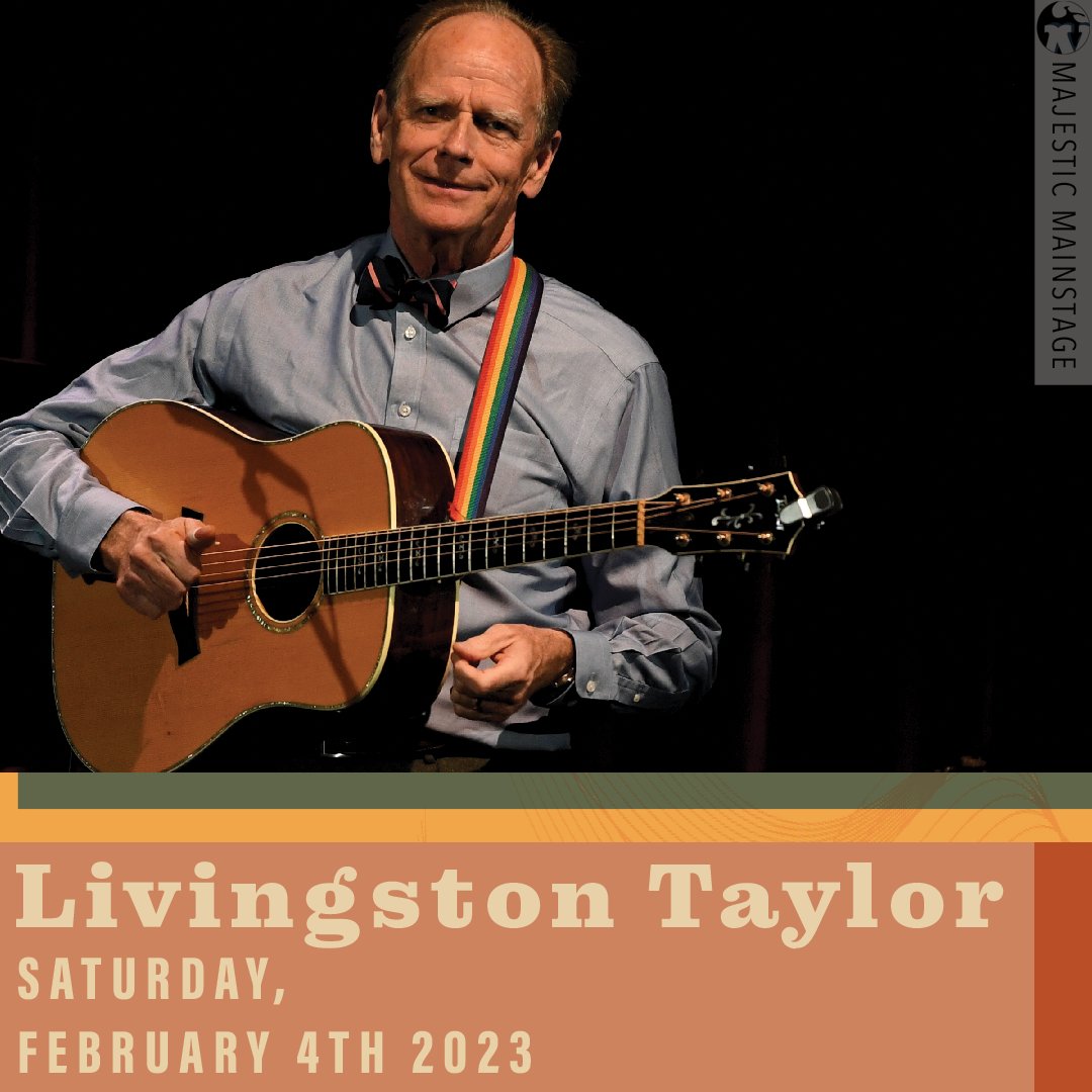 livtaylor's tweet photo. THIS Saturday, February 4th, Livingston will be performing to a SOLD OUT audience at the Majestic Theatre in Conway, NH!
Hope to see you there!
#livingstontaylor #livingstontaylormusic #livtaylor #majestictheatre #majesticmainstage #mountaintopmusiccenter #februaryshows https://t.co/mCbcyc6M76