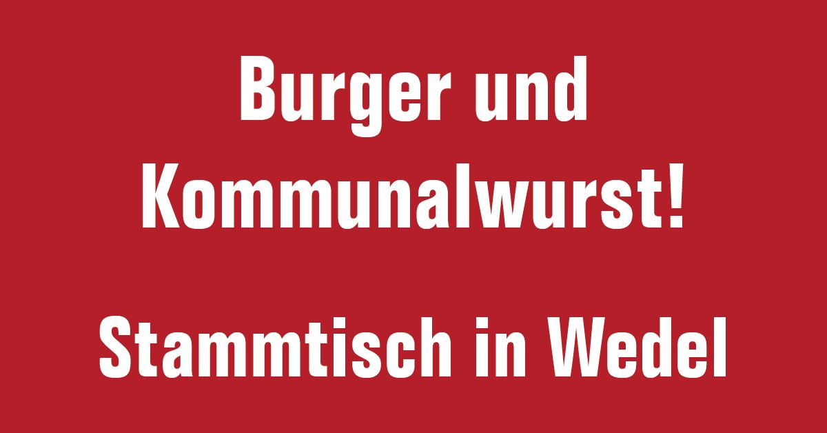 PARTEI_PI's tweet photo. Die PARTEI Pinneberg trifft sich am 9.2.23 um 19 Uhr zu Burger und Kommunalwurst im BWC in Wedel. https://t.co/zUyu8f9T9I