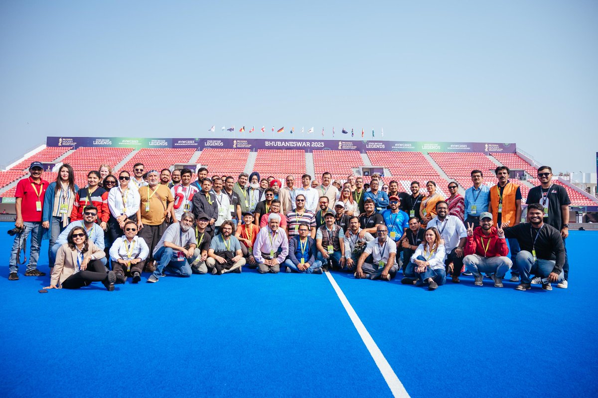 Many thanks to all our media friends for being a part of this #HWC2023. We will miss you at the media centre.

#HockeyWorldCup #HockeyWorldCup2023 #HockeyComesHome #OdishaForHockey