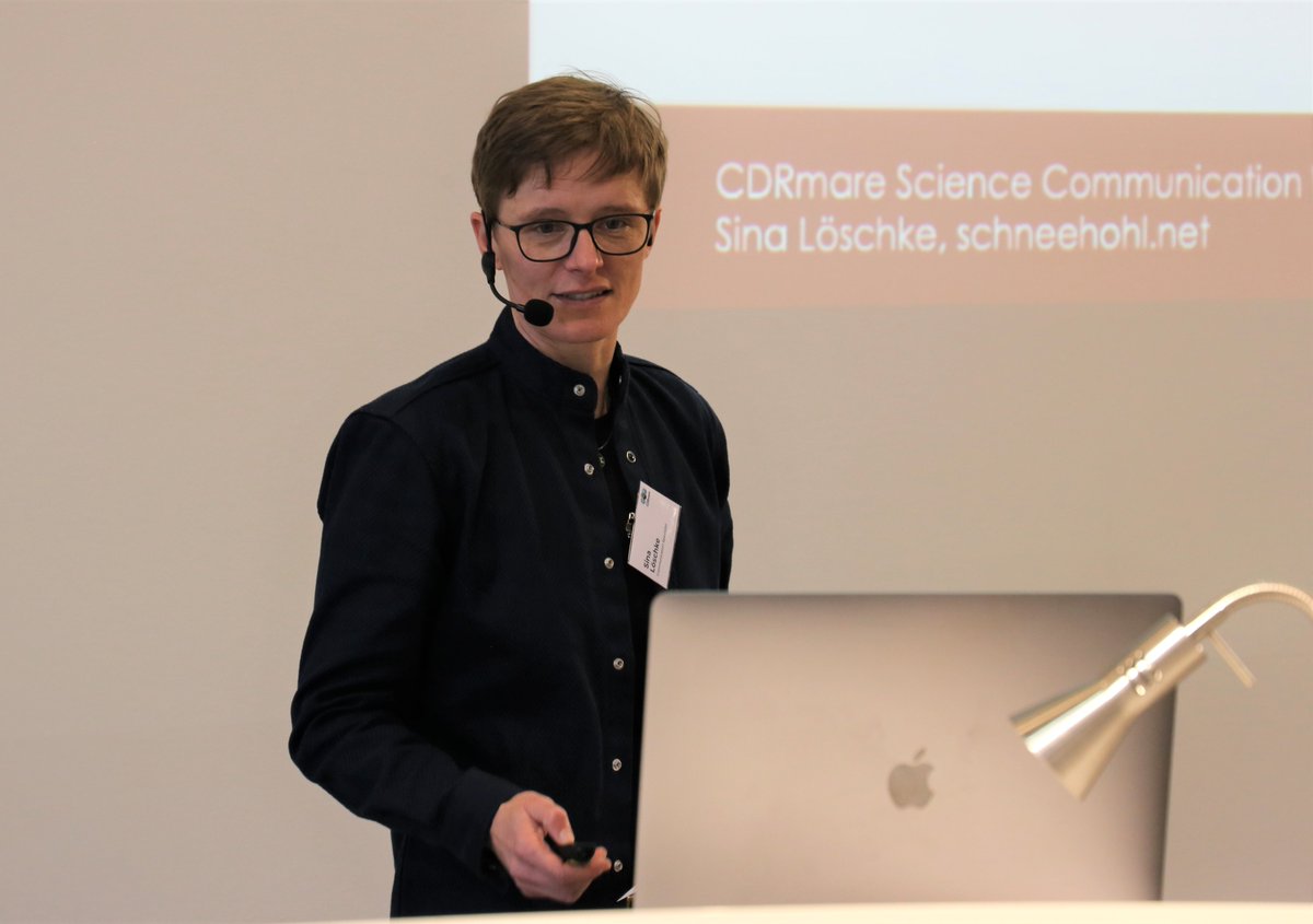 CDRmare (@cdrmare) on Twitter photo Did you ever want to know how science communication really works?Today, in the run-up to the #CDRmare General Assembly starting tomorrow, <a href="/sinaloeschke/">Sina Loeschke</a> prepares the early career scientists for their 1st CDRmare press conference during an interdisciplinary communication workshop. Did you ever want to know how science communication really works?Today, in the run-up to the #CDRmare General Assembly starting tomorrow, <a href="/sinaloeschke/">Sina Loeschke</a> prepares the early career scientists for their 1st CDRmare press conference during an interdisciplinary communication workshop.