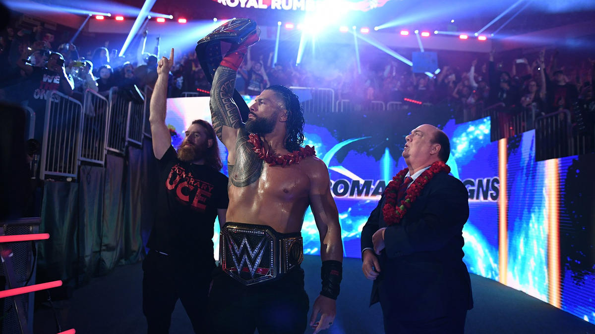 WrestleFeatures's tweet photo. Let's talk about this man.

Every match he's had since turning heel has been special.

He presents himself as the biggest thing on the planet, and it's truly magnificent to witness.

Imagine a world where he didn't turn heel in 2020? https://t.co/bZEuxXNEbX