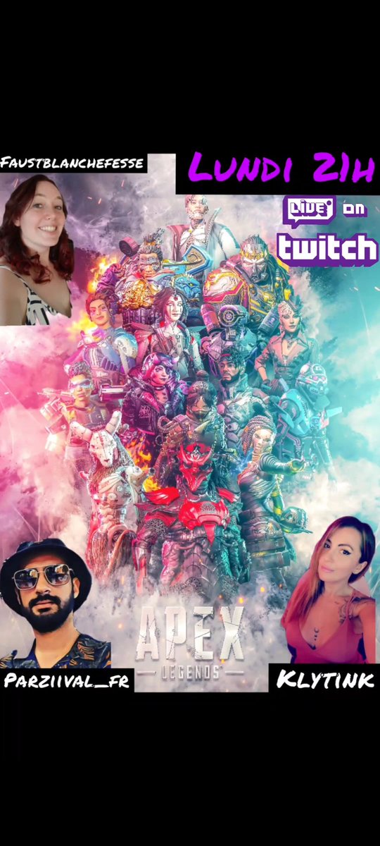 Parziival_FR's tweet photo. Des invités de qualité ce soir 👌🏻 #ApexLegends #streamergirl #stream #twitch # https://t.co/XJ3DLrGnpz