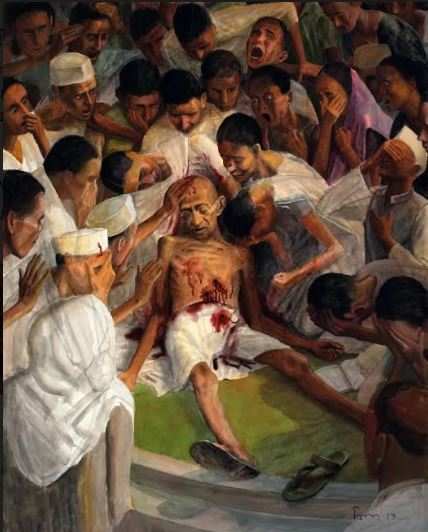 75 years have been passed since the martyrdom of the  beloved Father of the Nation. Still 'They' follow that violent path like Gujarat pogrom,Gouri Lankesh,Kalburgi,Govind Pansare, Stan Swami incidents..Neither I nor us belong to them..Only 'They'..Those Hindutwa propagandists...