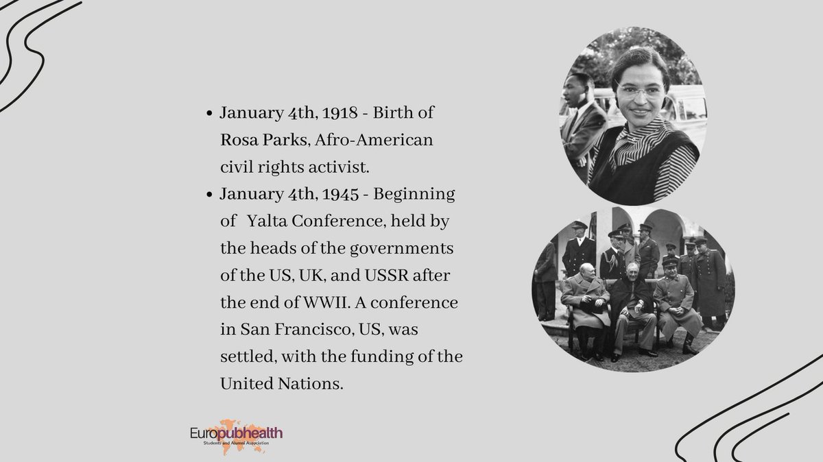 Every monday we are posting about important facts that changed human history and public health! 
Stay tunned for more information. 🌐