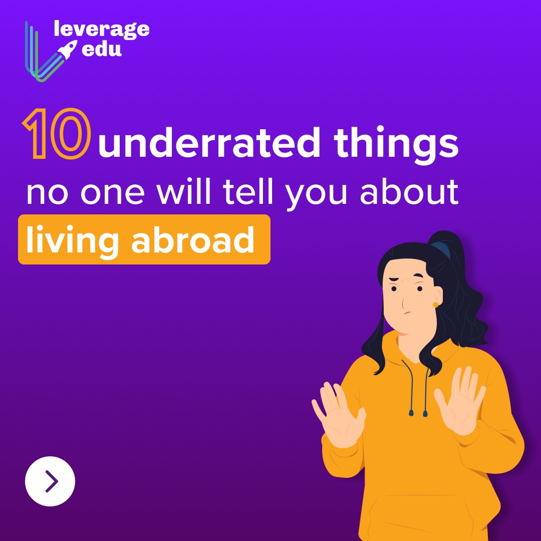 leverageedu's tweet photo. 10 underrated things🧐 no one will tell you about living abroad

A 🧵 https://t.co/1HaWVzojOr