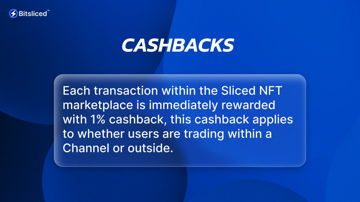 Bit_sliced's tweet photo. This is how you will get cashbacks in our marketplace.

#Crypto #NFT https://t.co/JO3XFpwIyS