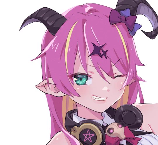 手で隠れちゃったけど、お顔可愛く描けた 
