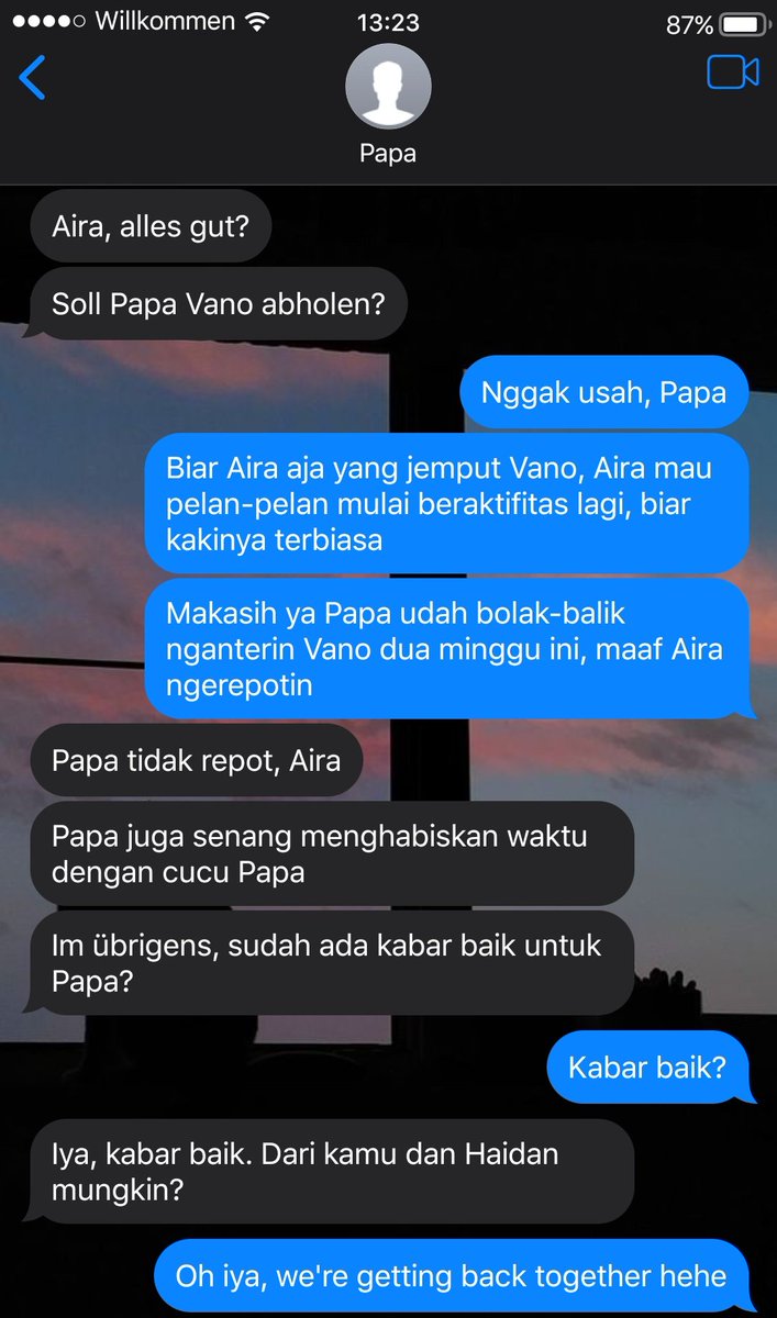 saljuju_'s tweet photo. 171. Family by heart, not family by blood. 

-Alles gut? = Is everything okay?
-Soll Papa Vano abholen? = apakah Papa harus menjemput Vano?
-im Übrigens = by the way https://t.co/z2MQJ2pFwr