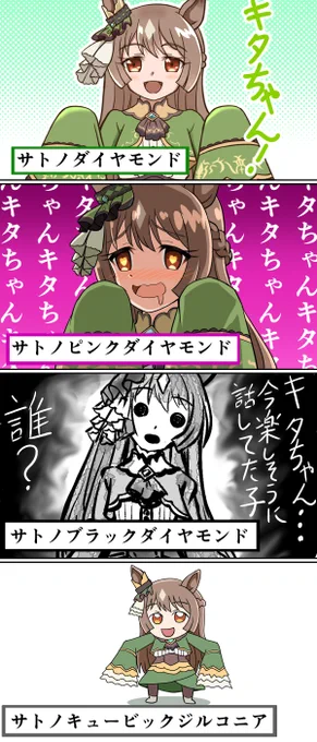 いろんなダイヤちゃん #ウマ娘 #サトノダイヤモンド誕生祭2023 #サトノダイヤモンド 