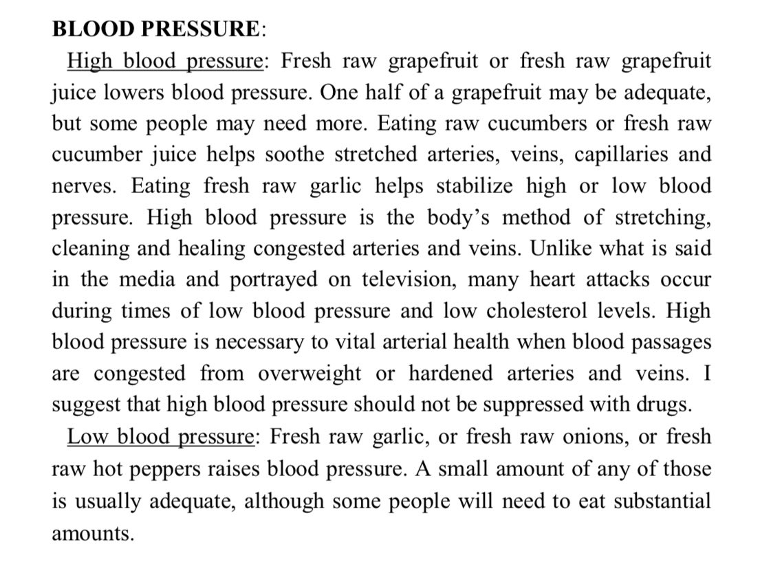Mexrevolution2's tweet photo. @whatsreal17 Natural way to lower blood pressure with out meds only with food . source:we want to live  book by Aajonus vonderplanitz. https://t.co/Jv11NSPjE8