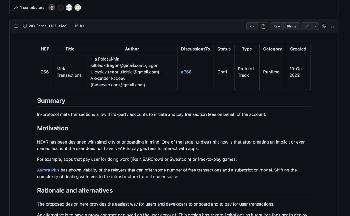 onboard_dao's tweet photo. 👋 Which #dApps will be the first to implement #metatransactions on #NEAR? 
 https://t.co/H38kNIxqbZ https://t.co/FdByH1zgKO