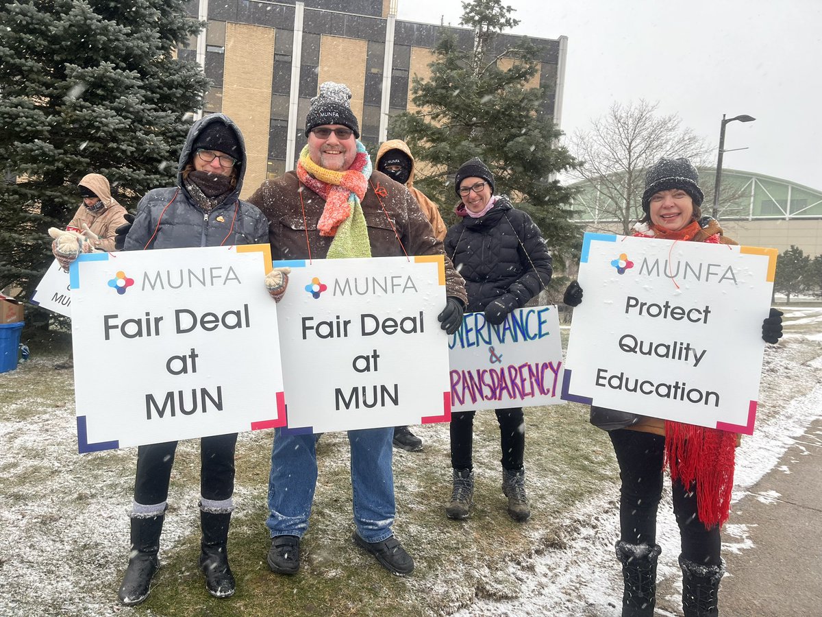 Striking MUNFA members outside the Education Building say they’re feeling the support from students who have dropped by with hot coffee to their professors. <a href="/VOCMNEWS/">VOCM News</a>