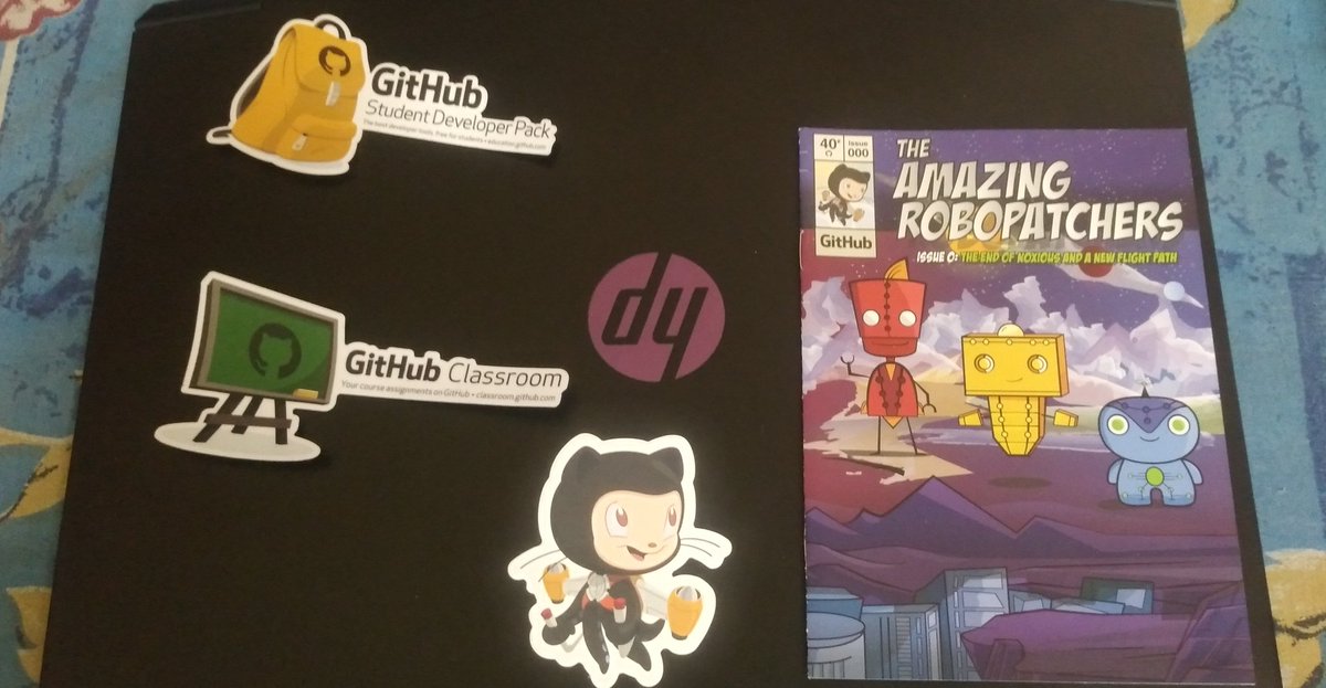 SoumyadeepDasB6's tweet photo. Got opportunity to meet with Github Campus Expert @imanishbarnwal , He is an awesome and cool man! and also got some swags ๐ค๐ปโ๐ป
#hack4bengal #H4U #OpenCodeYard
Hack4Bengal ki jay! ๐๐ผ https://t.co/9Yv1kn2rhF