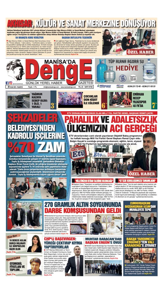 YMilliyol's tweet photo. #Manisa #secim2023 #Secime15BinZiraat #milliyolpartisi #Remziçayır https://t.co/i8UoyTldO6